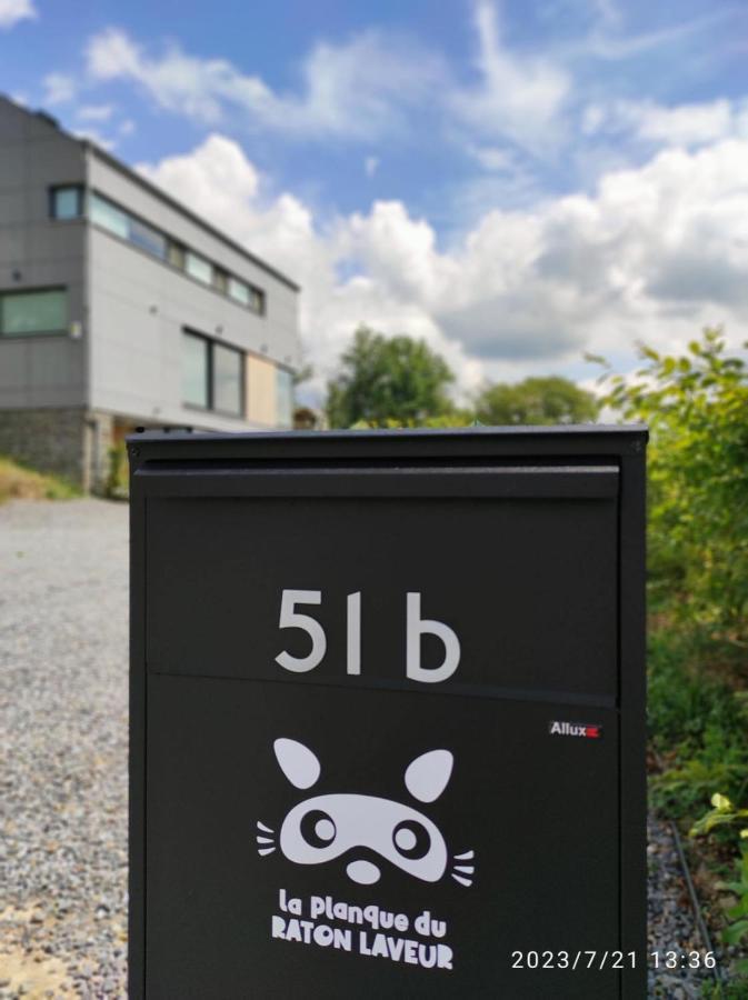 La Planque Du Raton Laveur Aparthotel Lierneux Buitenkant foto